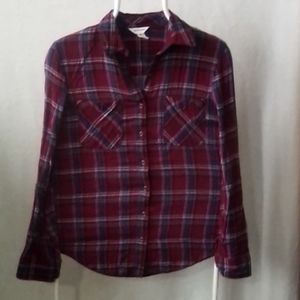 Bethany Mota s/p flannel shirt with Excellent Cond